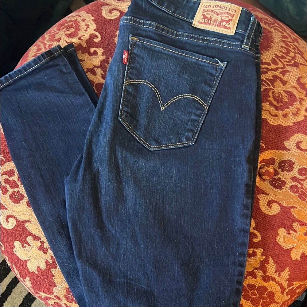Levi's Blue Straight Leg Jeans Classic Style